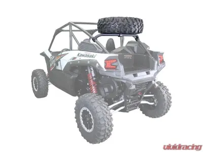 Factory UTV Dual Clamp Spare Tire Mount Kawasaki Teryx KRX 1000 - TKRXDCSTM