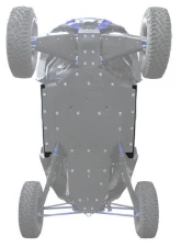 Factory UTV UHMW Rock Sliders 3/8" Install with Factory UTV Skid Plate Polaris RZR XP Turbo 2016-2021                                     - XP1KSldr-38-3 - Image 2