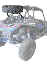 Factory UTV Dual Clamp Spare Tire Mount Polaris RZR XP Turbo S                                     - XP1KTSDCSTM - Image 2
