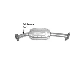 CARB Compliant Direct Fit OBDII Converter Nissan Rear Left 3.3L V6