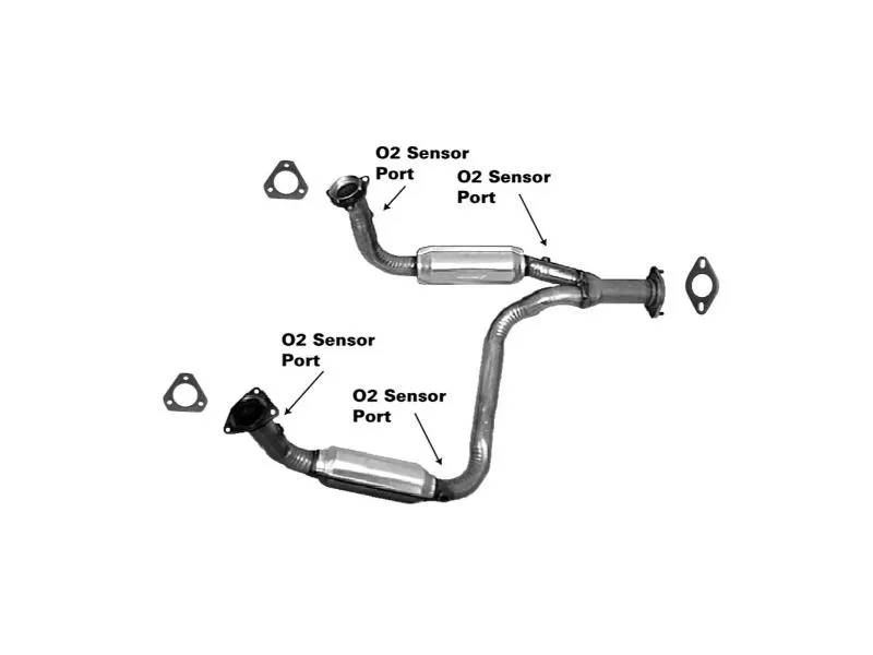 CARB Compliant Direct Fit OBDII Converter Center - 912063