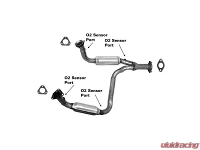 CARB Compliant Direct Fit OBDII Converter Center - 912063