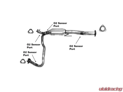 CARB Compliant Direct Fit OBDII Converter Chevrolet Astro Center 1996-1999 4.3L V6 - 912075