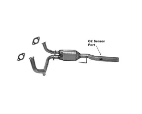 CARB Compliant Direct Fit OBDII Manifold Converter Dodge Center