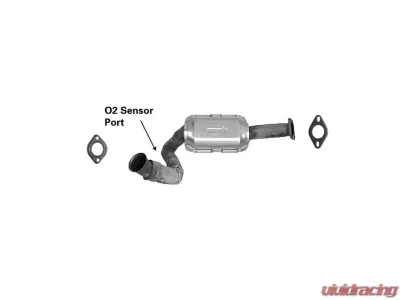 CARB Compliant Direct Fit OBDII Converter Left Center - 914045