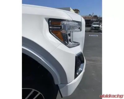 ADV Fiberglass Bumper Caps GMC Sierra 1500 AT4 | Denali 2019-2021 - AFC 172-AT4BC