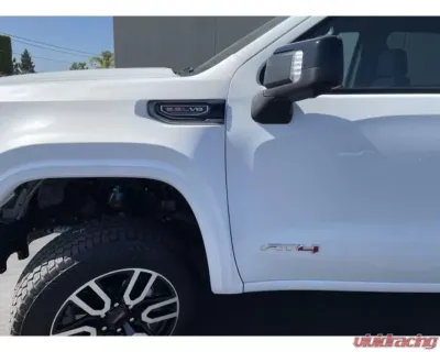 ADV Fiberglass 4" Flare 2" Rise Fender Liners GMC Sierra 1500 AT4 | Denali 2019-2021 - AFC 172-L