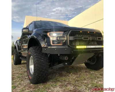 ADV Fiberglass Fenders 2"Flare 2"Rise Uses Stock SVT Vents Ford Raptor 2017-2020 - AFC 166
