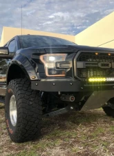 ADV Fiberglass Fenders 2"Flare 2"Rise Uses Stock SVT Vents Ford Raptor 2017-2020                                     - AFC 166 - Image 2