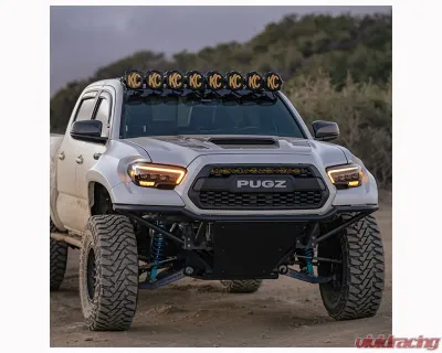 ADV Fiberglass Bumper Caps Toyota Tacoma 2016-2023 - AFC 156-FE