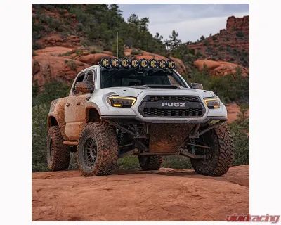 ADV Fiberglass Bumper Caps Toyota Tacoma 2016-2023 - AFC 156-FE