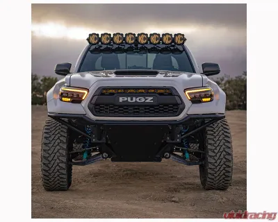 ADV Fiberglass Bumper Caps Toyota Tacoma 2016-2023 - AFC 156-FE