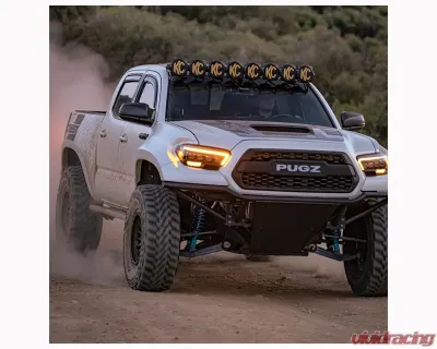ADV Fiberglass Bumper Caps Toyota Tacoma 2016-2023 - AFC 156-FE