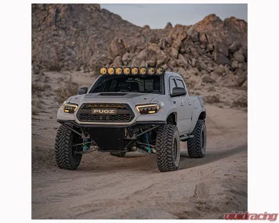 ADV Fiberglass Bumper Caps Toyota Tacoma 2016-2023 - AFC 156-FE