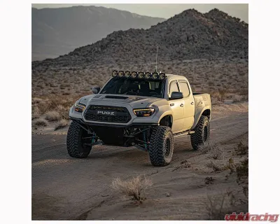 ADV Fiberglass Bumper Caps Toyota Tacoma 2016-2023 - AFC 156-FE