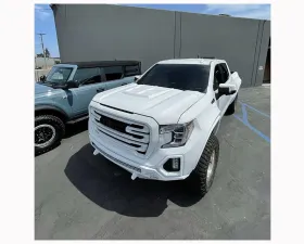 ADV Fiberglass Carbon Fiber Hood GMC Sierra 2019-2021