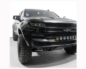 ADV Fiberglass Bumper Caps/Fender Extensions Chevrolet Silverado 2019-2023