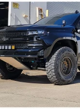 ADV Fiberglass Bumper Caps/Fender Extensions Chevrolet Silverado 2019-2023                                     - AFC 180-BC - Image 3