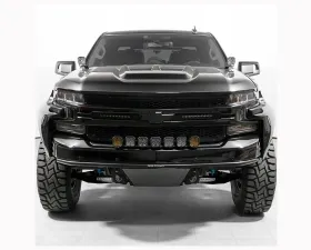 ADV Fiberglass Carbon Fiber Vents Hood Chevrolet Silverado 2019-2023