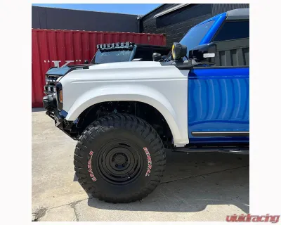ADV Fiberglass 2" Flare 1" Rise Fenders Ford Bronco 2021-2024 - AFC 183