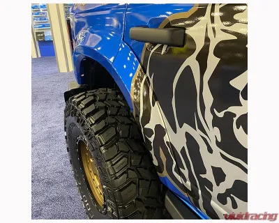 ADV Fiberglass 2" Flare 1" Rise Rear Quarter Kit (w/ Door Caps/Rear Panels/Rear Caps) Ford Bronco 2021-2024 - AFC 184