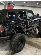 ADV Fiberglass 2" Flare 1" Rise Rear Quarter Kit (w/ Door Caps/Rear Panels/Rear Caps) Ford Bronco 2021-2024                                     - AFC 184 - Image 12