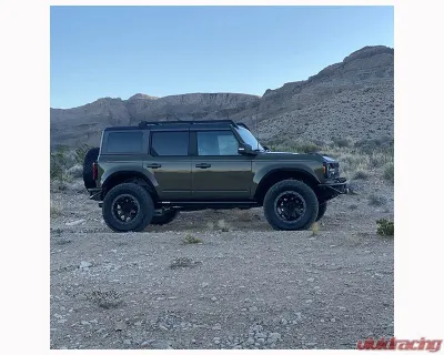 ADV Fiberglass 2" Flare 1" Rise Rear Quarter Kit (w/ Door Caps/Rear Panels/Rear Caps) Ford Bronco 2021-2024 - AFC 184