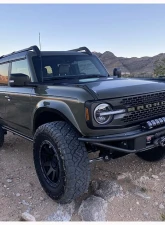 ADV Fiberglass 2" Flare 1" Rise Rear Quarter Kit (w/ Door Caps/Rear Panels/Rear Caps) Ford Bronco 2021-2024                                     - AFC 184 - Image 15
