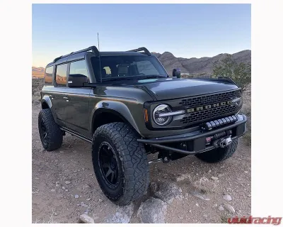 ADV Fiberglass 2" Flare 1" Rise Rear Quarter Kit (w/ Door Caps/Rear Panels/Rear Caps) Ford Bronco 2021-2024 - AFC 184