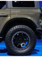ADV Fiberglass 2" Flare 1" Rise Rear Quarter Kit (w/ Door Caps/Rear Panels/Rear Caps) Ford Bronco 2021-2024                                     - AFC 184 - Image 3