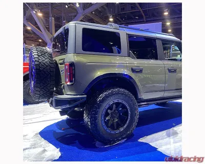 ADV Fiberglass 2" Flare 1" Rise Rear Quarter Kit (w/ Door Caps/Rear Panels/Rear Caps) Ford Bronco 2021-2024 - AFC 184