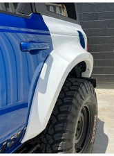 ADV Fiberglass 5" Flare 1" Rise Rear Fender Liners (For AFC 186) Ford Bronco 2021-2024                                     - AFC 186-L - Image 2