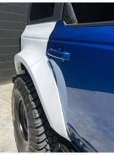ADV Fiberglass 5" Flare 1" Rise Rear Fender Liners (For AFC 186) Ford Bronco 2021-2024                                     - AFC 186-L - Image 2