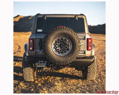 ADV Fiberglass 5" Flare 1" Rise Rear Quarter Kit (w/ Door Caps/Rear Panels/Rear Caps) Ford Bronco 2021-2024 - AFC 186