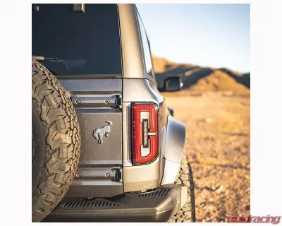 ADV Fiberglass 5" Flare 1" Rise Rear Quarter Kit (w/ Door Caps/Rear Panels/Rear Caps) Ford Bronco 2021-2024 - AFC 186
