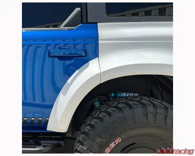 ADV Fiberglass 5" Flare 1" Rise Rear Quarter Kit (w/ Door Caps/Rear Panels/Rear Caps) Ford Bronco 2021-2024 - AFC 186