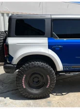 ADV Fiberglass 5" Flare 1" Rise Rear Quarter Kit (w/ Door Caps/Rear Panels/Rear Caps) Ford Bronco 2021-2024                                     - AFC 186 - Image 19