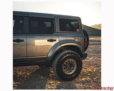 ADV Fiberglass 5" Flare 1" Rise Rear Quarter Kit (w/ Door Caps/Rear Panels/Rear Caps) Ford Bronco 2021-2024 - AFC 186