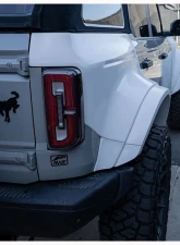 ADV Fiberglass 8" Flare 1" Rise Rear Quarter Kit (w/ Door Caps/Rear Panels/Rear Caps) Ford Bronco 2021-2024                                     - AFC 188 - Image 2