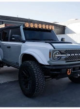 ADV Fiberglass 8" Flare 1" Rise Rear Quarter Kit (w/ Door Caps/Rear Panels/Rear Caps) Ford Bronco 2021-2024                                     - AFC 188 - Image 4
