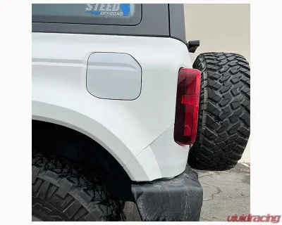 ADV Fiberglass 5" Flare 1" Rise Rear Quarter Kit (w/ Rear Panels/Rear Caps) Ford Bronco 2021-2024 - AFC 190