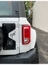 ADV Fiberglass 5" Flare 1" Rise Rear Quarter Kit (w/ Rear Panels/Rear Caps) Ford Bronco 2021-2024                                     - AFC 190 - Image 16