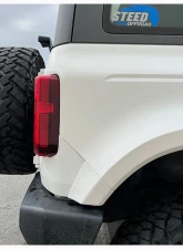 ADV Fiberglass 5" Flare 1" Rise Rear Quarter Kit (w/ Rear Panels/Rear Caps) Ford Bronco 2021-2024                                     - AFC 190 - Image 17