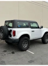 ADV Fiberglass 5" Flare 1" Rise Rear Quarter Kit (w/ Rear Panels/Rear Caps) Ford Bronco 2021-2024                                     - AFC 190 - Image 4