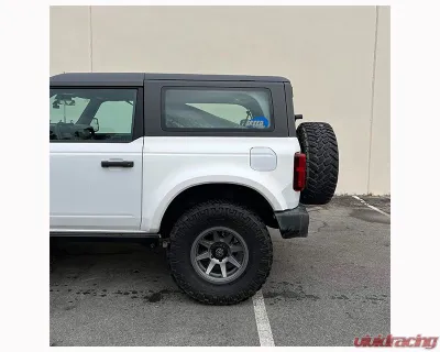 ADV Fiberglass 5" Flare 1" Rise Rear Quarter Kit (w/ Rear Panels/Rear Caps) Ford Bronco 2021-2024 - AFC 190