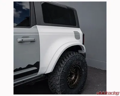 ADV Fiberglass 8" Flare 1" Rise Rear Quarter Kit Ford Bronco 2021-2024 - AFC 191