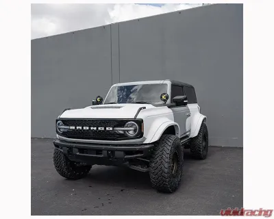 ADV Fiberglass 8" Flare 1" Rise Rear Quarter Kit Ford Bronco 2021-2024 - AFC 191