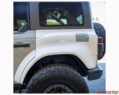 ADV Fiberglass 4.5" Flare 1" Rise Rear Quarter Kit Ford Bronco Raptor 2022-2024 - AFC 193
