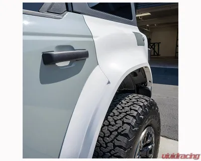 ADV Fiberglass 4.5" Flare 1" Rise Rear Quarter Kit Ford Bronco Raptor 2022-2024 - AFC 193
