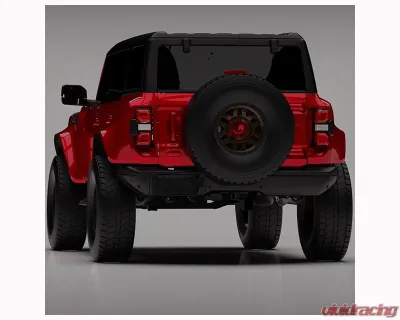 ADV Fiberglass 7.5" Flare 1" Rise Rear Quarter Kit Ford Bronco Raptor 2022-2024 - AFC 195